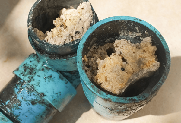 Clogged Drain Pipe